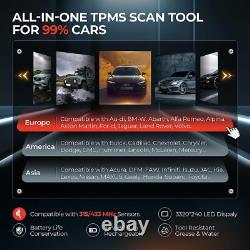 Autel TS508WFK-8 Tire Pressure Monitor System Relearn Reset Tool + 8 TPMS Sensor