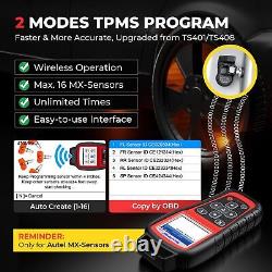 Autel TS508WF TPMS Programming Scanner Tire Pressure Monitor System Relearn Tool