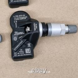 BMW 5 Series F11 F10 2009- 2017 Set Of 4 Tyre Pressure Monitors Silver 433mhz