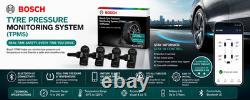Bosch TPMS Tyre Pressure Monitoring System for Cars 4 Sensors Bluetooth App