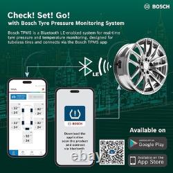 Bosch TPMS Tyre Pressure Monitoring System for Cars 4 Sensors Bluetooth App Bosch TPMS Tyre Pressure Monitoring System for Cars 4 Sensors Bluetooth App