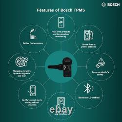 Bosch TPMS Tyre Pressure Monitoring System for Cars 4 Sensors Bluetooth App