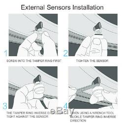 CAREUD 903-WF Car TPMS Tire Pressure Monitoring System TPMS + 4 External Sensors