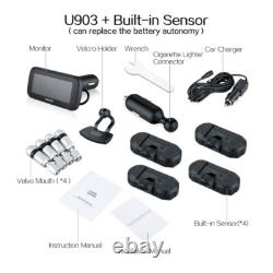 CAREUD Auto TPMS Car electronics Wireless Tire Pressure Monitor internal Sensors