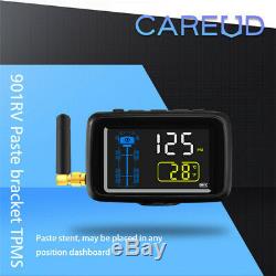 CAREUD Car TPMS Tire Pressure Monitor System + 6 External Sensor For Truck Van