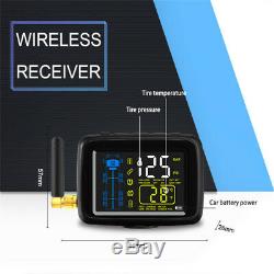 CAREUD Car TPMS Tire Pressure Monitor System + 6 External Sensor For Truck Van