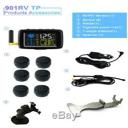 CAREUD Car TPMS Tire Pressure Monitor System + 6 External Sensor For Truck Van