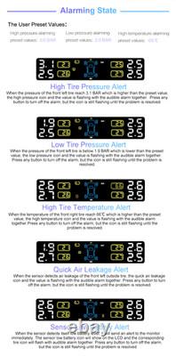 CAREUD T802C-NF Solar TPMS Car Tire Pressure Monitoring System+4 Internal Sensor