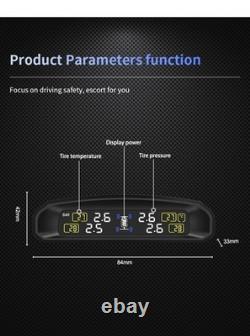CAREUD T880-NF+ Solar TPMS Car Tire Pressure Monitoring System+4 Internal Sensor
