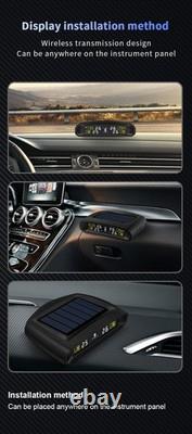 CAREUD T880-NF+ Solar TPMS Car Tire Pressure Monitoring System+4 Internal Sensor