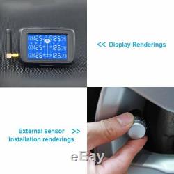 CAREUD U901T Wireless Tire Pressure Monitoring System TPMS 6 Ext Senor for Truck