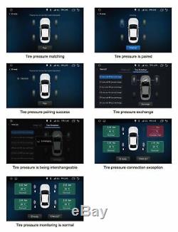 Car TPMS Tire Tyre Pressure Monitoring System 4 Sensors for Android Car Stereo