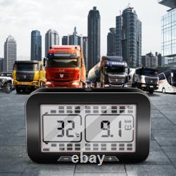 Car TPMS Truck RV Solar Tyre Pressure Monitor Monitoring System with 12 Sensors