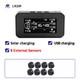 Car Tire Pressure Monitoring System Solar Charging Lcd Display 6/8/10/12 Sensors
