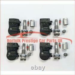 Citroen Tyre pressure Monitoring Valves set of 4 TPMS 433MHz 9659452180