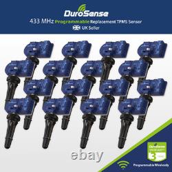 DuroSense Compact TPMS Tyre Pressure BLANK Programmable Sensor 16 Pack Rubber
