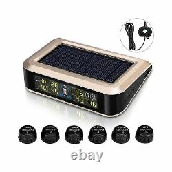 Elikliv Solar Tire Pressure Monitoring System for RV Trailer, TPMS Wireless M