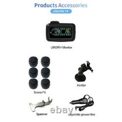 External Waterproof Tire Pressure Monitoring System for 6 Wheel Trucks