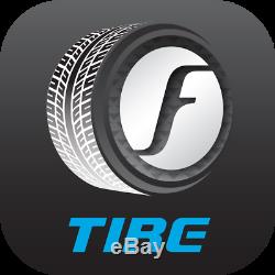 FOBO Car Tire 2 Pressure Monitoring Systems iOS/Android Bluetooth 5.0 Black