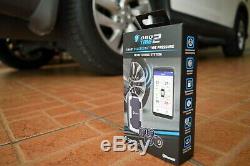 FOBO Car Tire 2 Pressure Monitoring Systems iOS/Android Bluetooth 5.0 Silver