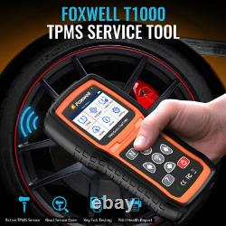 FOXWELL T1000 TPMS Programmer Tires Sensors Activate Programming Diagnostic Tool