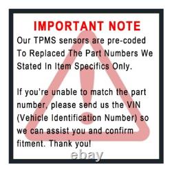 For Vauxhall Astra k mk7 2015-2022 Pre-Coded Tpms Tire Pressure Sensor