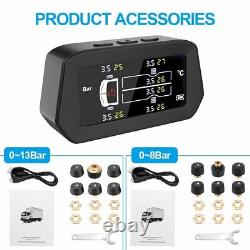 Freight Car Pressure Monitoring System Digital LCD Display TPMS 6 Tyre Light