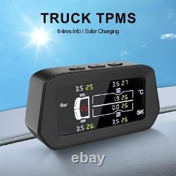 Freight Car Pressure Monitoring System Digital LCD Display TPMS 6 Tyre Light