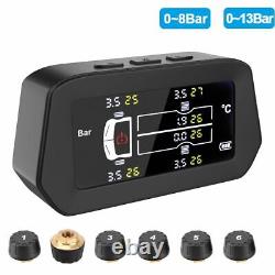 Freight Car Pressure Monitoring System Digital LCD Display TPMS 6 Tyre Light