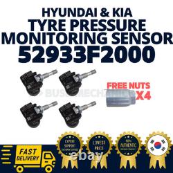 GENUINE OEM Hyundai Kia TPMS Tire Tyre Pressure Monitoring Sensor Valve with Nut