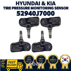 GENUINE OEM Hyundai Kia Tire Pressure Monitoring Sensor 4 Pieces TPMS 52940J7000