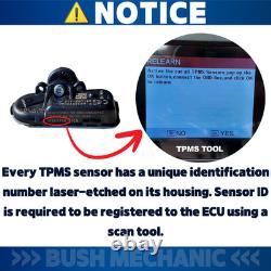 GENUINE OEM Hyundai Kia Tire Pressure Monitoring Sensor 4 Pieces TPMS 52940J7000