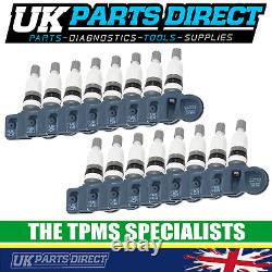 Hamaton EU-Pro TPMS Tyre Pressure Sensors PACK OF 16 SILVER STEM