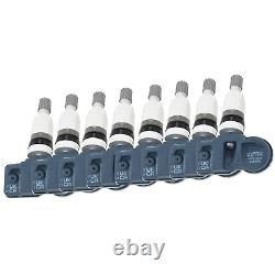 Hamaton EU-Pro TPMS Tyre Pressure Sensors PACK OF 8 SILVER STEM