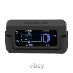 Hot Tire Pressure Monitor Solar USB Charging 0-8.5bar 122PSI Truck TPMS With 6