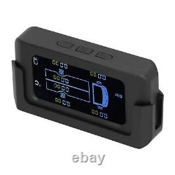 Hot Tire Pressure Monitor Solar USB Charging 0-8.5bar 122PSI Truck TPMS With 6