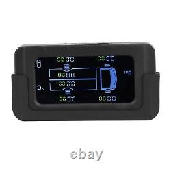 Hot Tire Pressure Monitor Solar USB Charging 0-8.5bar 122PSI Truck TPMS With 6