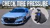 How To Check Tire Pressure Honda Accord 2018 2022