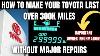 How To Make Your Toyota Last Over 300k Miles Without Major Repairs