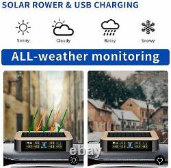 IKer Tire Pressure Monitoring System for RV Trailer TPMS with 6 Sensors and A