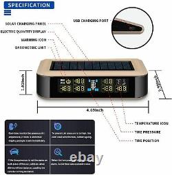 IKer Tire Pressure Monitoring System for RV Trailer TPMS with 6 Sensors and A