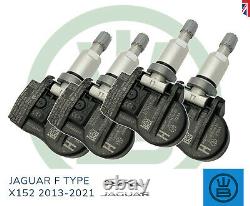 JAGUAR F TYPE X152 alloy wheel TPMS tyre pressure valve sensor genuine 2013-2021