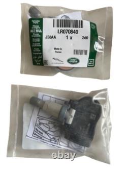 JAGUAR LANDROVER TYRE PRESSURE SENSORS TPMS x4 GENUINE OE LR070840 BRAND NEW