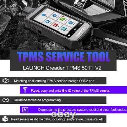 LAUNCH Creader 5011 V2 TPMS Tire Pressure Monitoring Sensor Activation Diagnosis