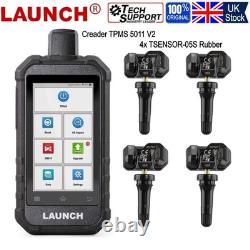 LAUNCH Creader TPMS 5011 V2 Tire Pressure Monitoring With 4x TSENSOR-05S Sensor