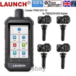 LAUNCH Creader TPMS 5011 V2 Tire Pressure Monitoring With 4x TSENSOR-05S Sensor
