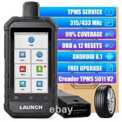 LAUNCH Creader TPMS 5011 V2 Tire Pressure Monitoring With 4x TSENSOR-05S Sensor