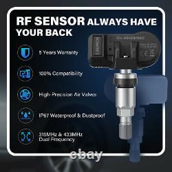 LAUNCH LTR-01 RF Sensor 315MHz & 433MHz Tire Pressure Monitor Sensor Metal TPMS