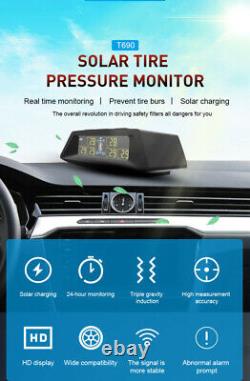 LCD Tire Pressure Monitoring System Fits Car Pickup Truck + 6 External Sensors