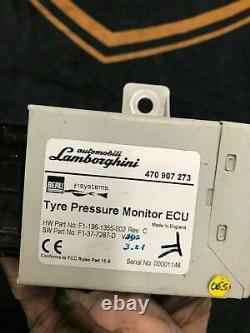 Lamborghini Aventador 700 Tire Pressure Monitor Control Module Ecu Oem 470907273